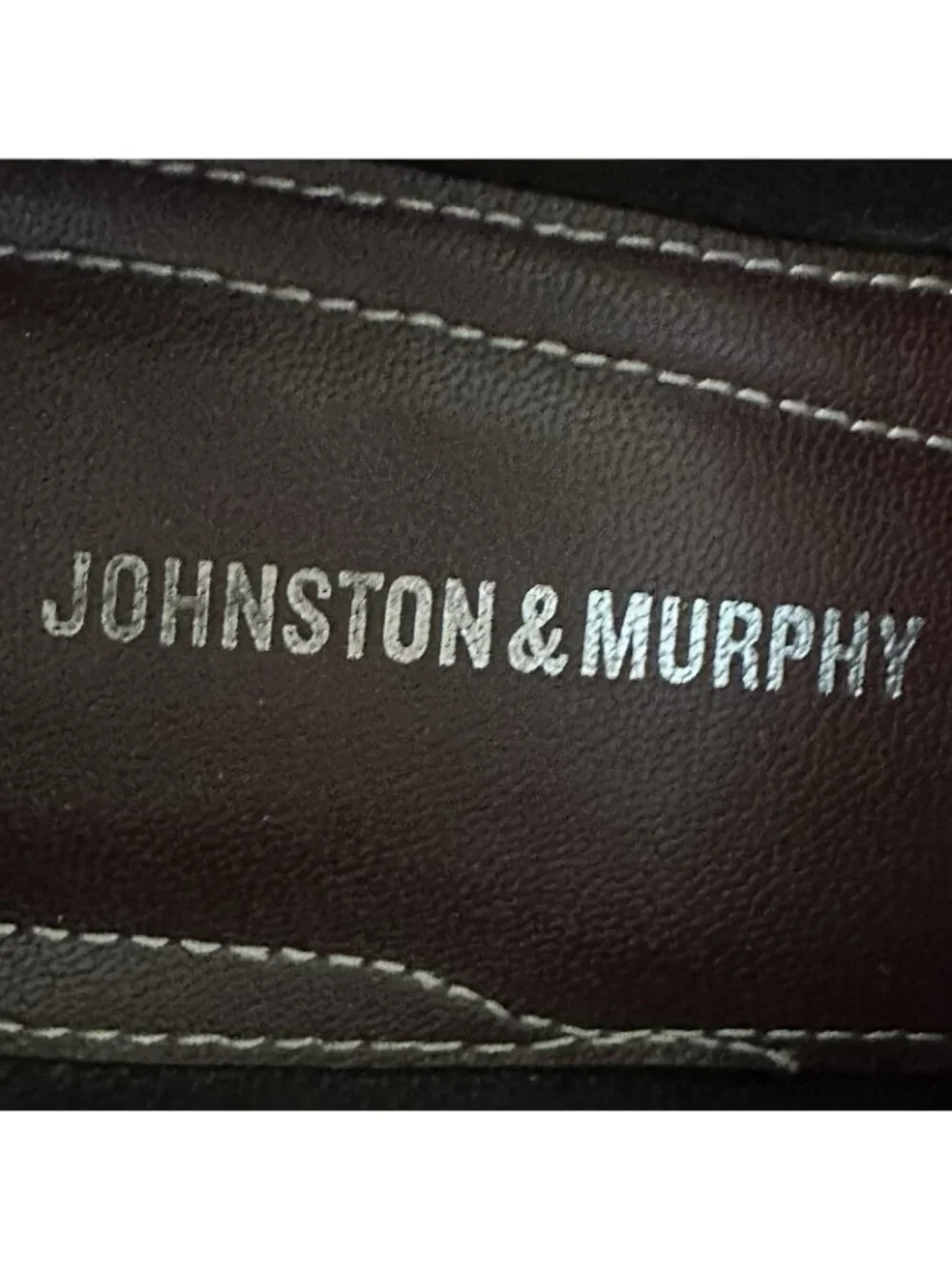 Johnston & Murphy Burgundy 9.5 Leather Dress Shoes Derby Lace Up Oxfords